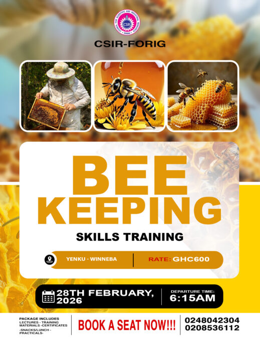 SNAIL FARMING AND BEE KEEPING SKILLS TRAINING – CSIR-FORIG